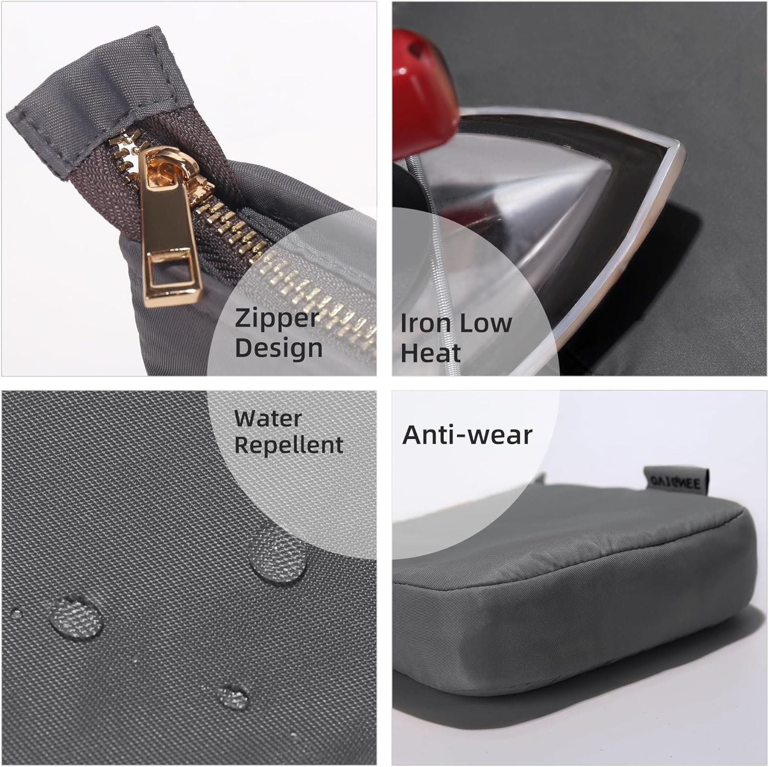 Purse Organizer Insert for Hermes Evelyne 29 PM, Mini Evelyne Bag Insert with Zipper,Nylon Inner Liner Organizer with Multi-pockets,Keep Bag Shape and Clean - Image 6