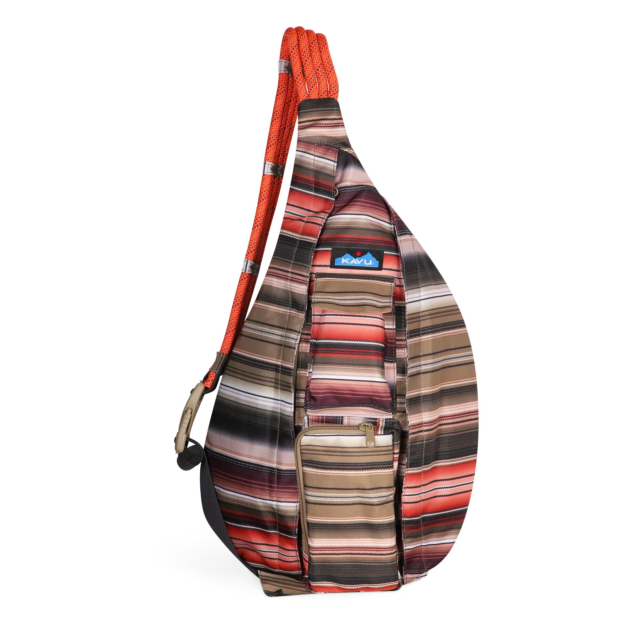 KAVU Original Rope Sling Bag with Adjustable Rope Shoulder Strap - Horizon Run