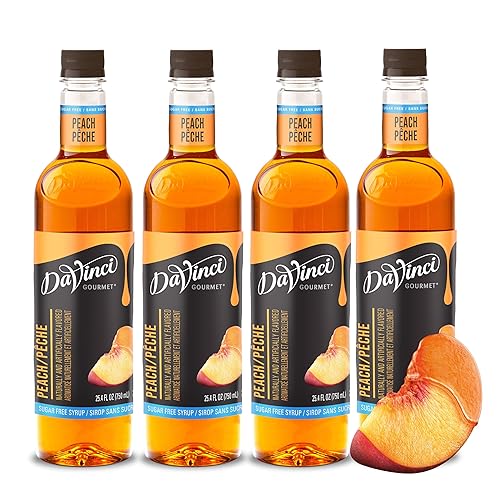 Miniatura 245 de DaVinci Gourmet Sugar-Free Madagascar Vanilla Syrup, 25.4 Fluid Ounce (Pack of 4)