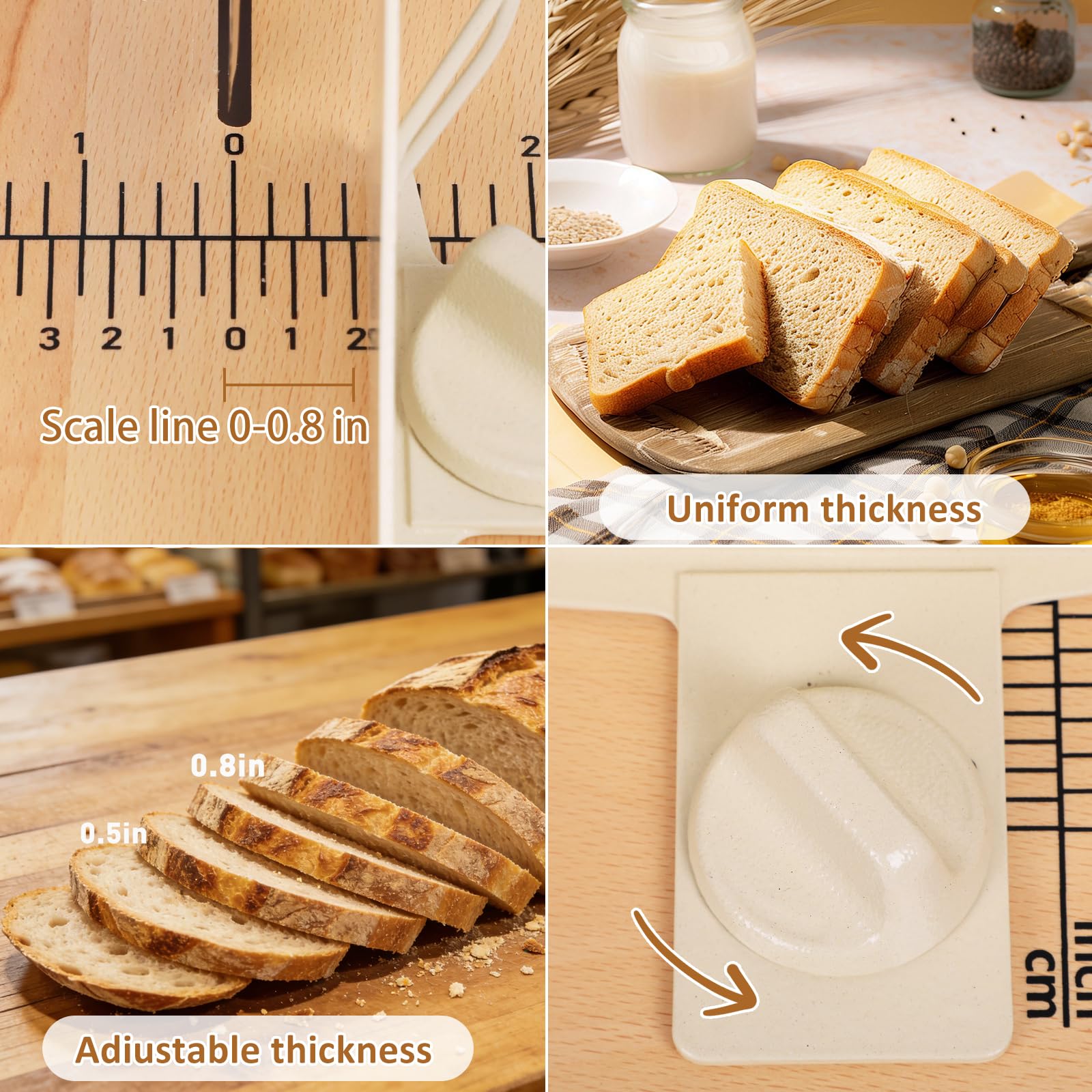 Manual Bread Slicer - Perfect Slices Every Time -3