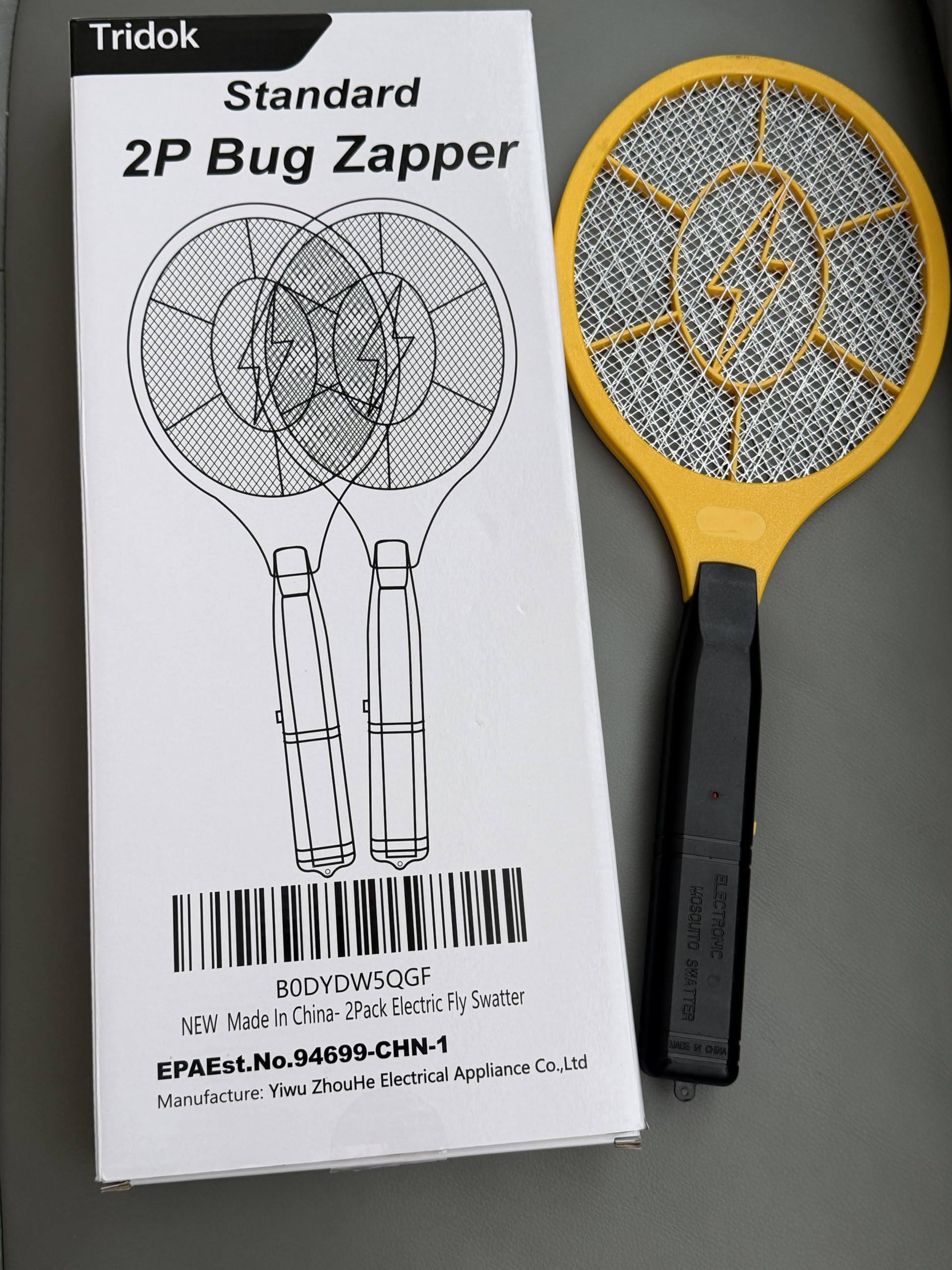 Electric Fly Swatter 2 Pack - Handheld Bug Zapper -8