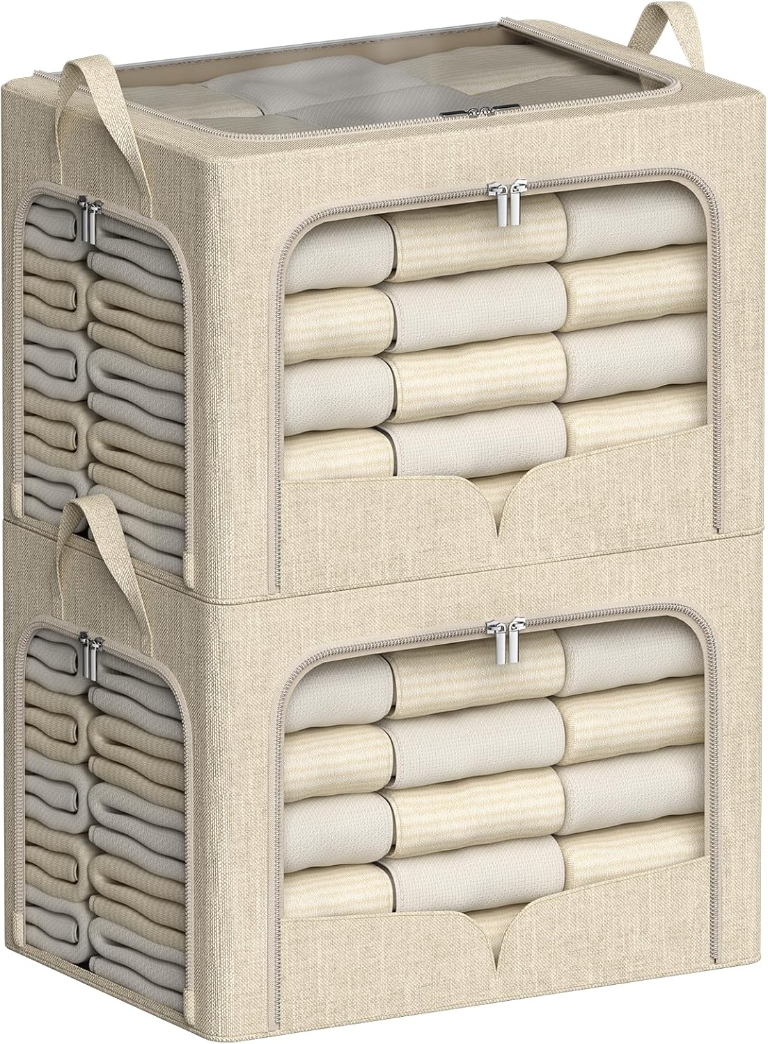 2 Pack Clothes Storage Bins Foldable Storage Organizer Bin