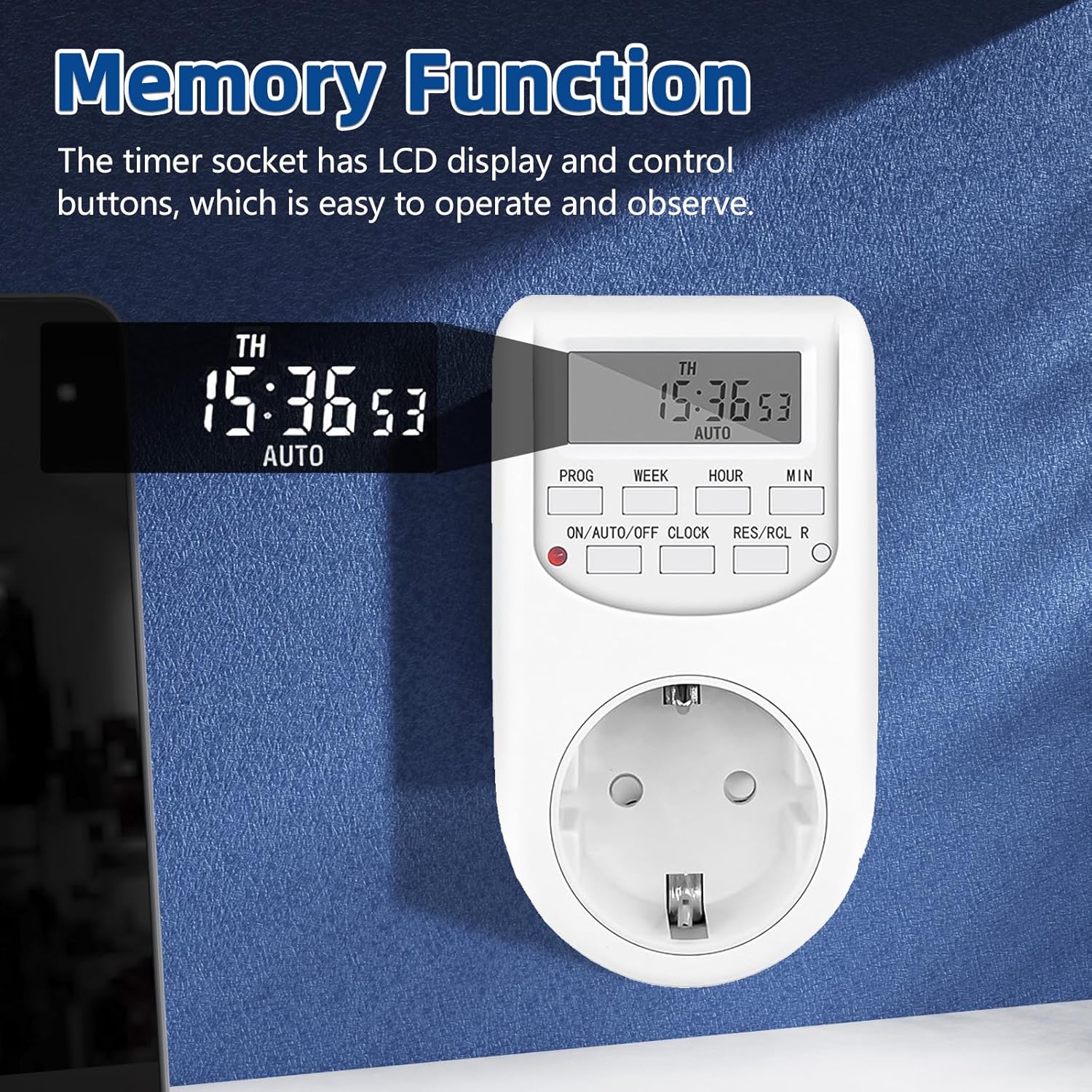 Digital timer in an anti-theft scenario.