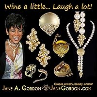 Vista 9 de Grapes Lariat Style Necklace 18K Gold, 14K Gold, Sterling Silver, Diamonds, CZs, or customized for you.