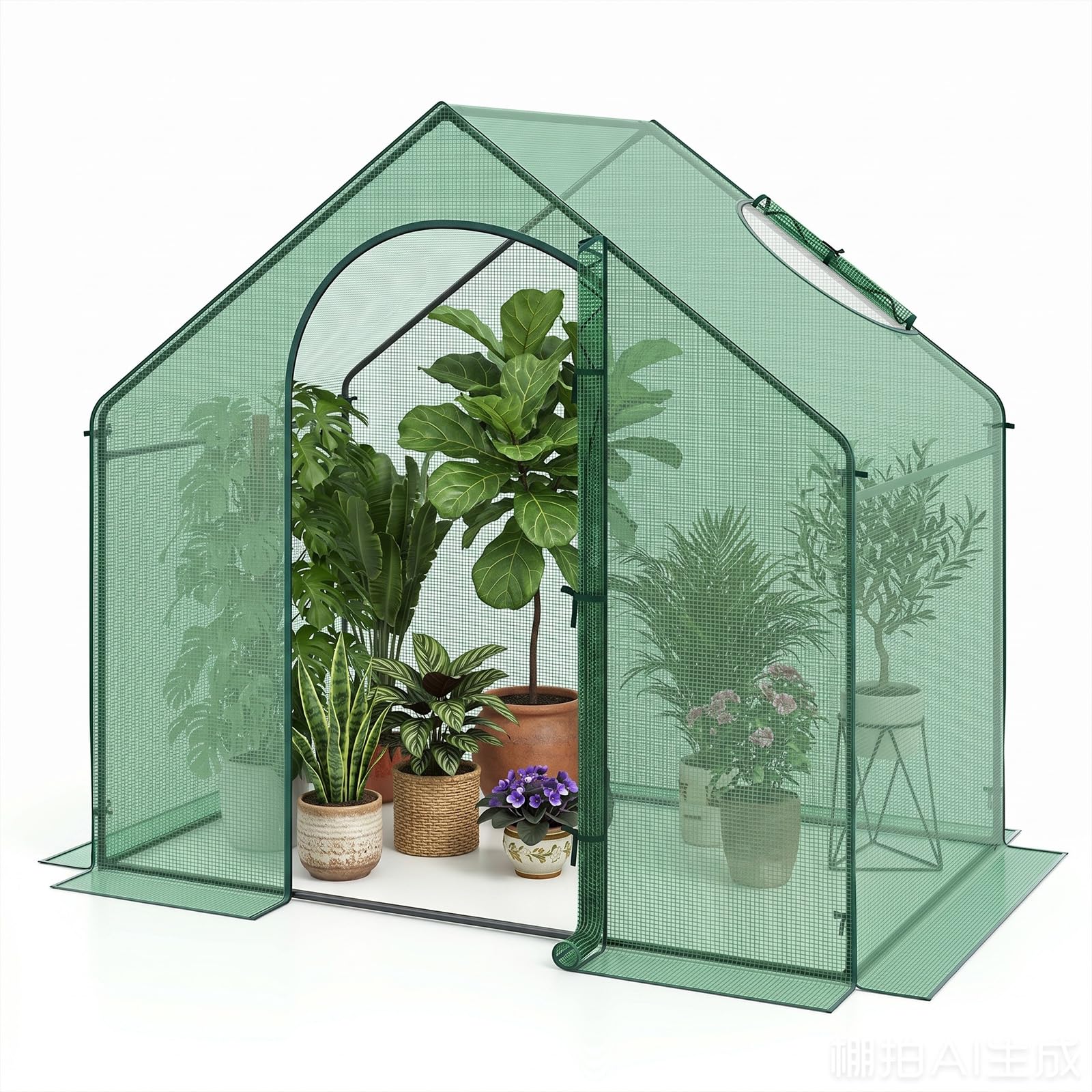 Amazon.com : Giantex 6x3.3x5.5 FT Mini Walk-in Greenhouse, with