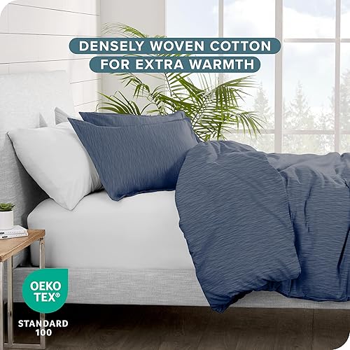 Miniatura 4 de Bare Home Funda de edredón de franela - IndividualIndividual XL - 100% algodón, franela aterciopelada suave y pesada de alta calidad, doble