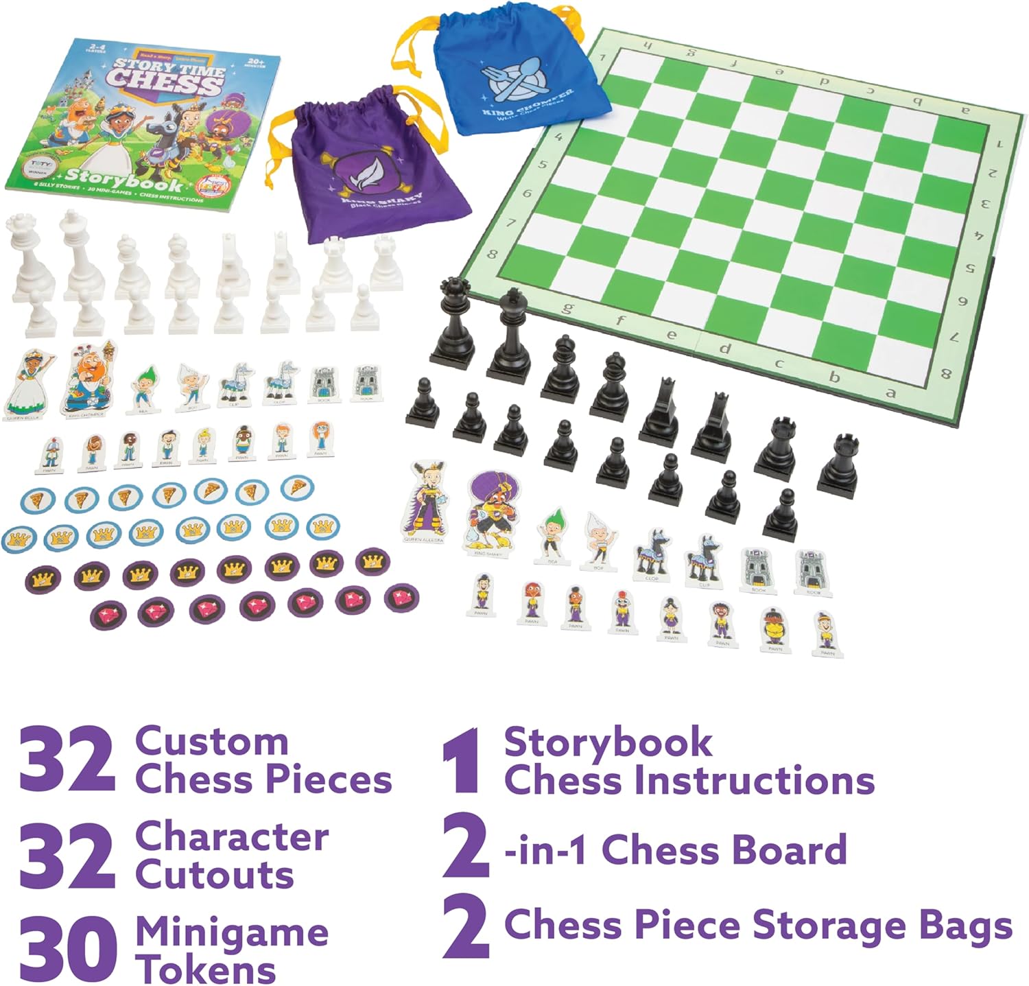 Story Time Chess - Chess Sets for Kids, Kids Chess Set, Chess Game Toddlers, Learning Games for Kids, Chess Sets for Boys & Girls - Image 6