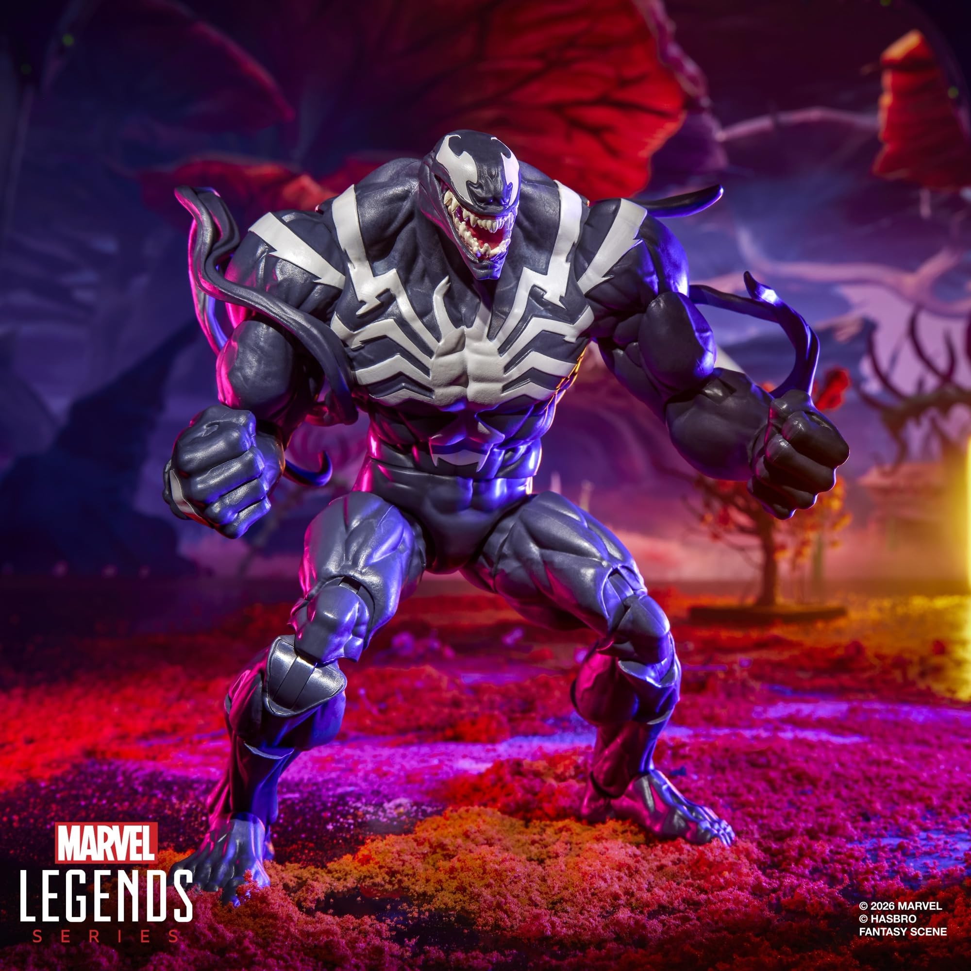 Marvel Legends Series Marvel Rivals Venom & Jeff the Land Shark, vom Videospiel inspirierte Action-Figuren (15 cm) zum Sammeln