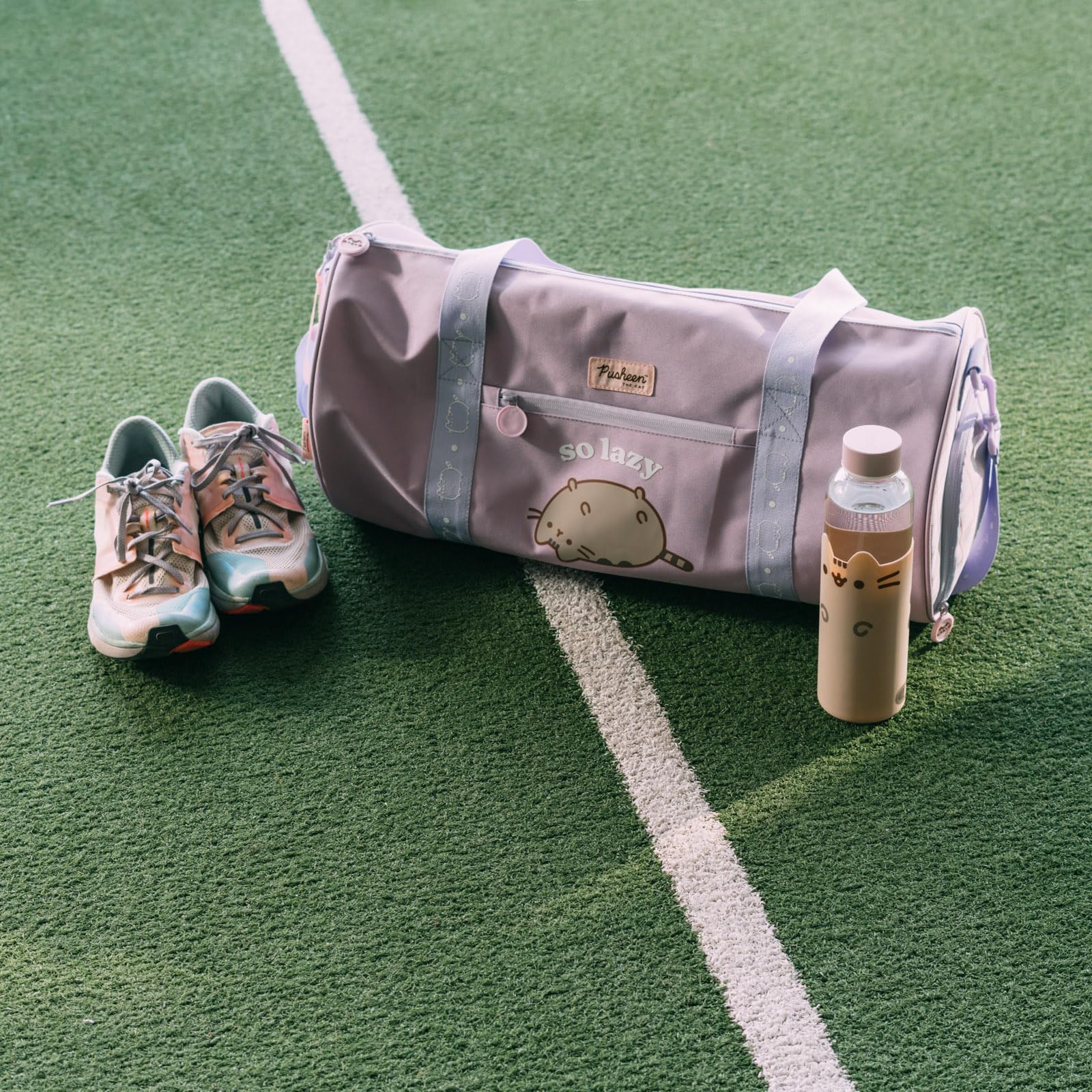 Grupo Erik Pusheen Gym Duffle Bag | Gym Bag Bag With Shoe Compartment | 38L / 11.8 x 19.7 x 9.8 inches / 30 x 50 x 25 cm | Gym Bag | Duffle Bag | Pusheen Gifts | Pusheen Cat