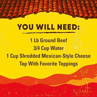 Old El Paso Mexican Pizza Kit with Queso Sauce, 12 ct, 10.66 oz