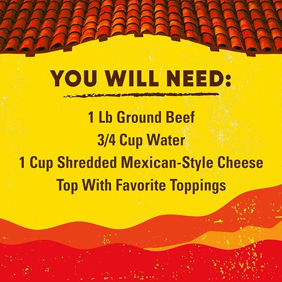 Old El Paso Mexican Pizza Kit with Queso Sauce, 12 ct, 10.66 oz
