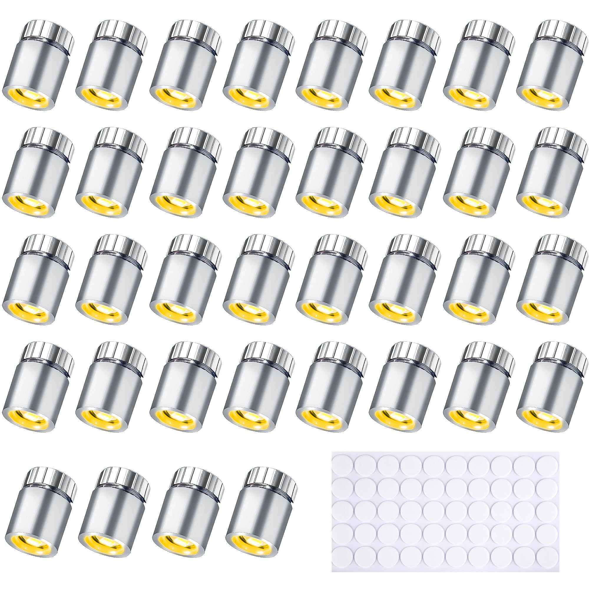 Joycabin 20 stuks mini-ledlampen voor poppenhuizen, mini-verlichting om te knutselen, mini-verlichting om zelf te maken, miniatuurverlichting voor speelgoed, bouwstenen, vitrines, koud wit