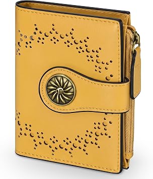 Tipmile Small Wallet Women Bifold RFID Blocking Card Holder Leather Wallets