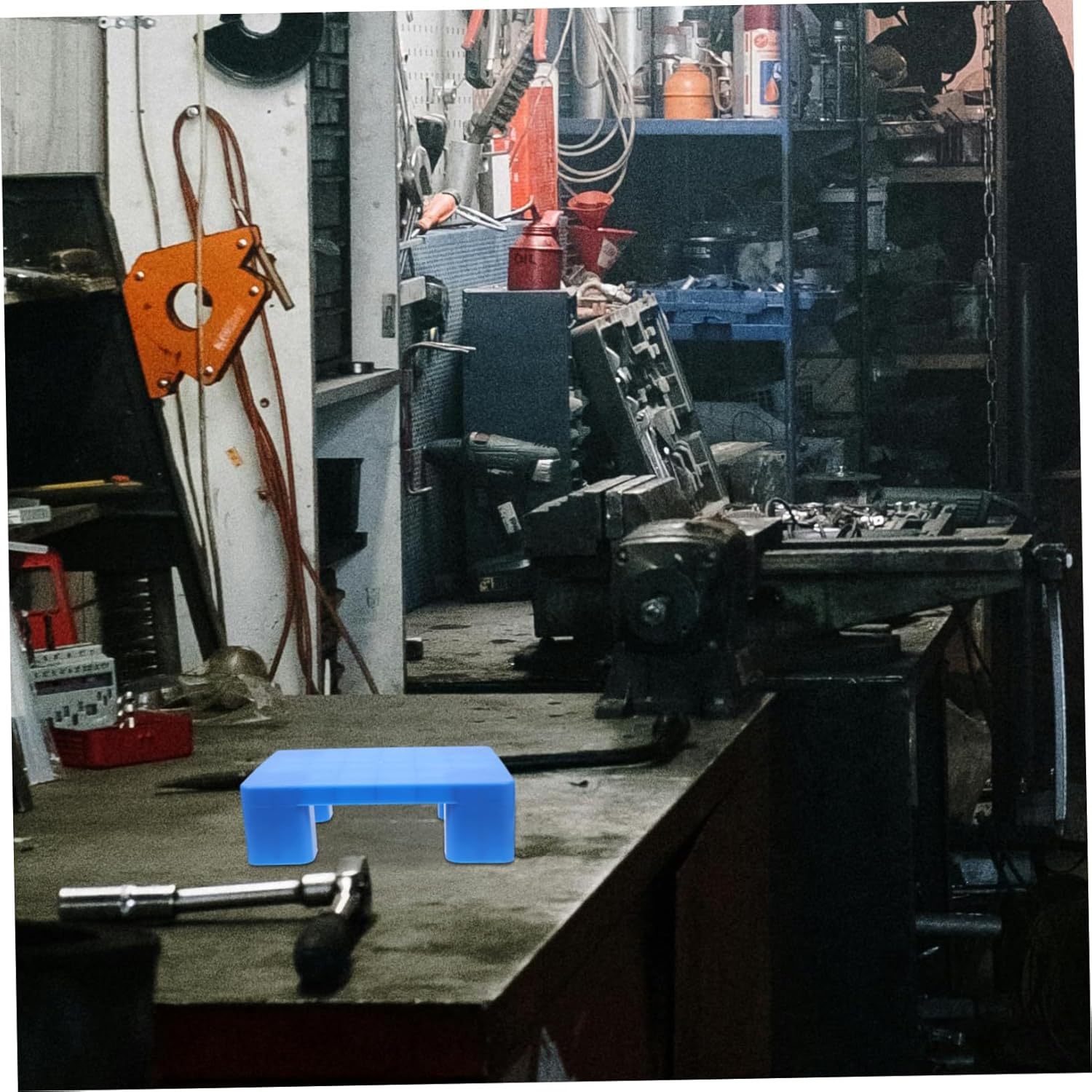 Angoily Heavy Duty Moisture Plastic Pallets for Storage Platforms Racks Floor Pallets Garage Shelving