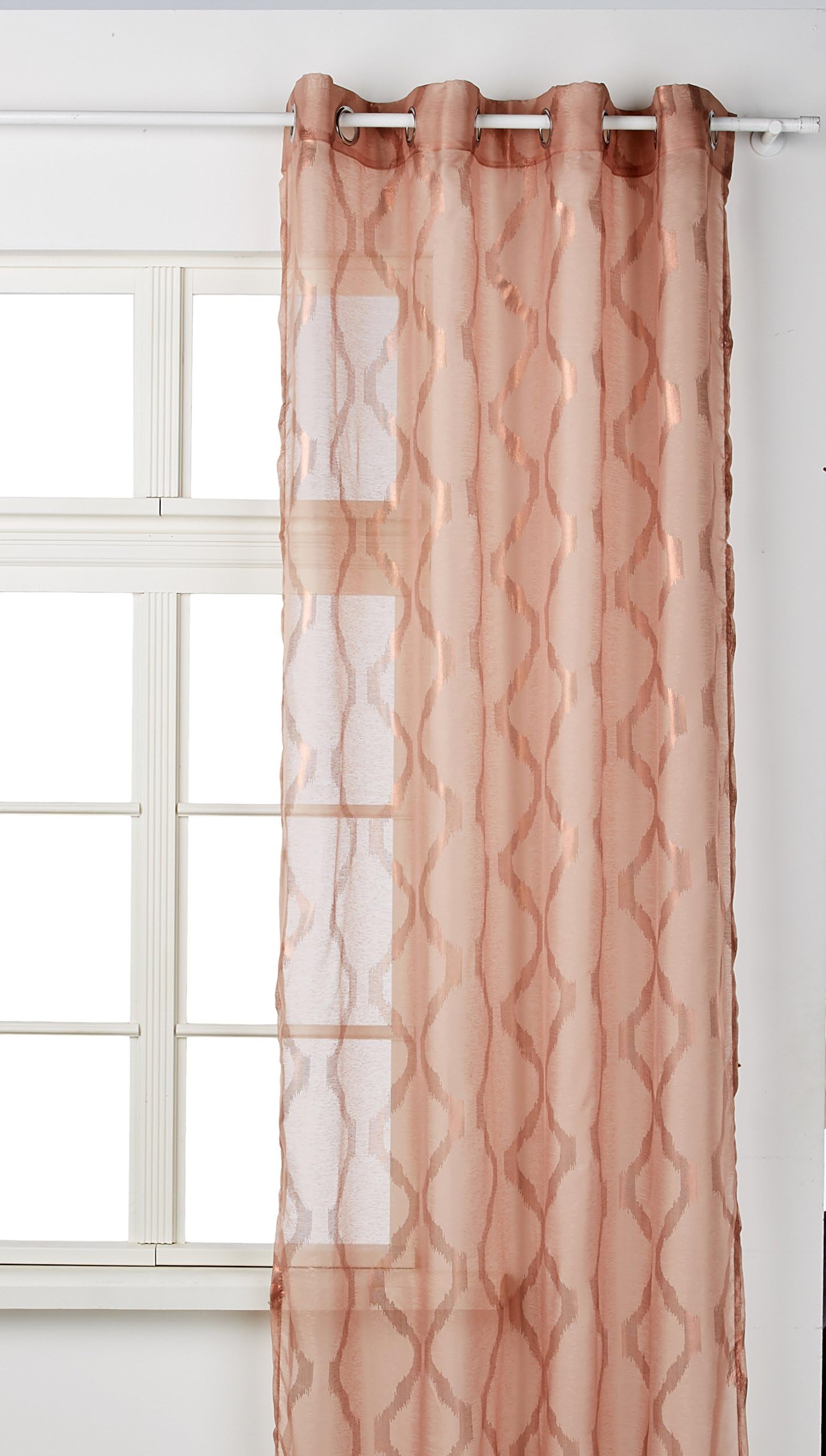 Lovely Casa r68852002vl Curtain 135 x 260 cm Polyester Copper