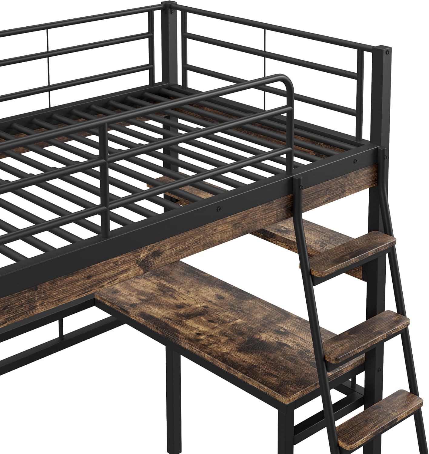 Moimhear Loft Bed ladder and desk detail