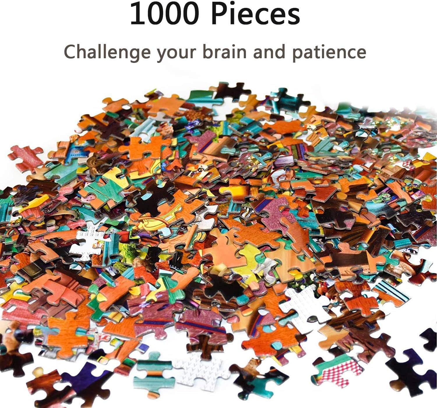 1000 Pieces Jigsaw Puzzles for Adults, Thick Cardboard, Premium