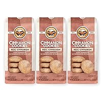 Vista 1 de Galletas de canela, 6 onzas (paquete de 3), galletas mexicanas de mantequilla ligeramente espolvoreadas con canela y azúcar por La Monarca Bakery