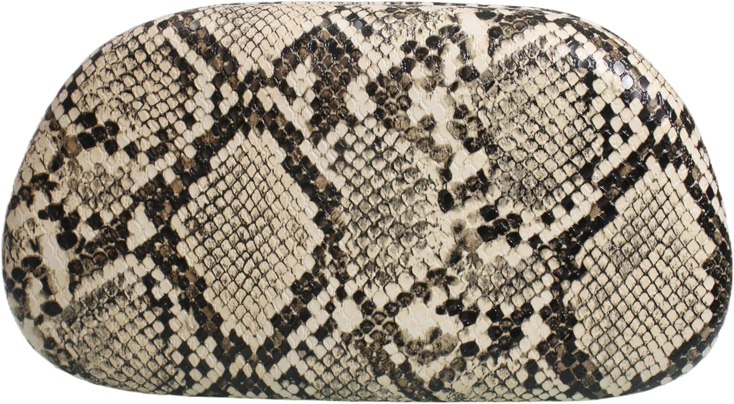 Women Woven PU Leather Clutch Box Metal Handle Evening Bag Trendy Leather Handbag Weave Shoulder Purse for Causal - Image 4