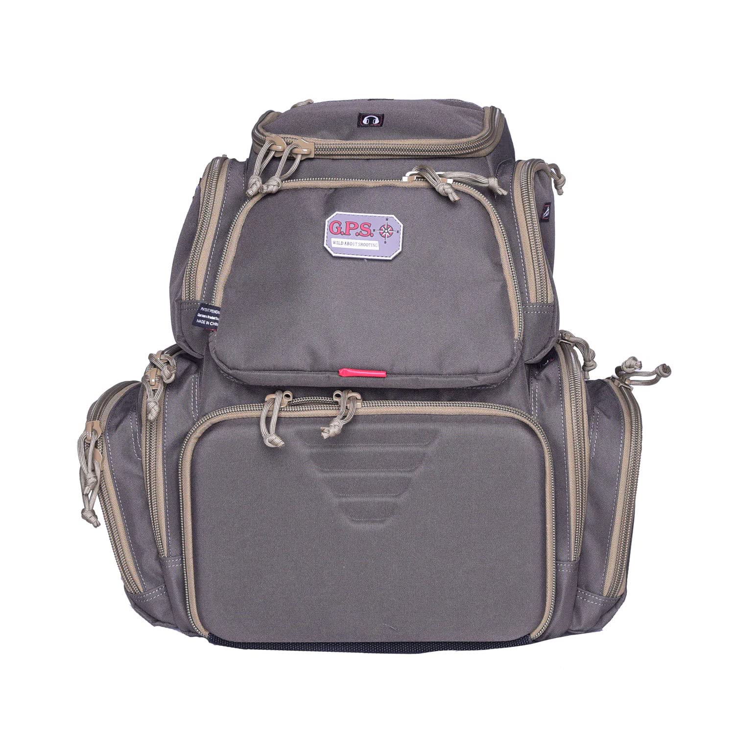 G5 Outdoors G.P.S. Handgunner Range Backpack Foam Cradle For 4 Handguns, Durable Pistols, Ammo &amp; Shooting Accessories Storage
