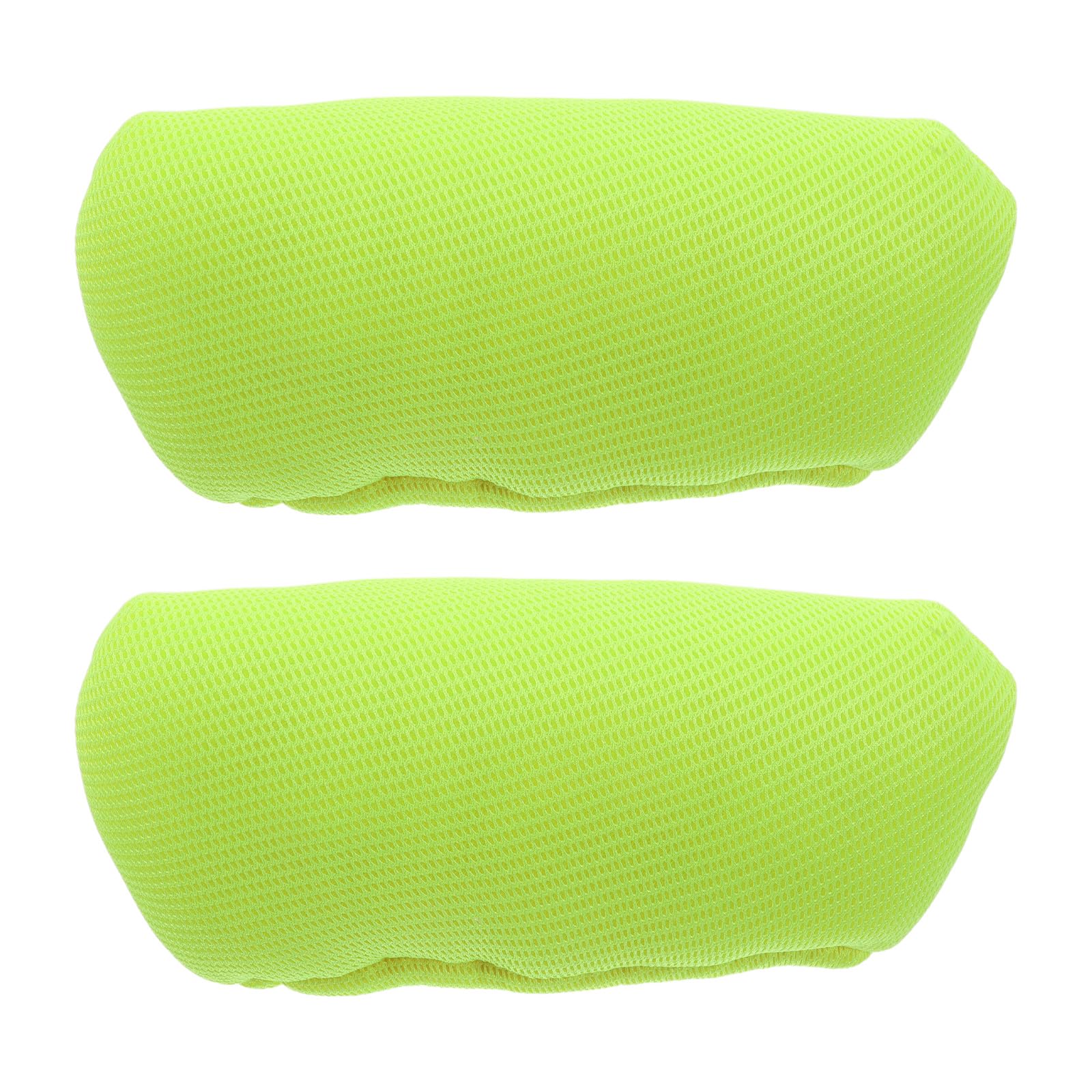 Almohadillas para Muletas Axilares Acolchadas, 2 Piezas, Malla Verde Transpirable, 23 Cm, Repuesto para Bastones y Andadores, Soporte Cómodo para Movilidad y Rehabilitación