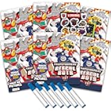 Transformers Rescue Bots Imagine Ink Coloring Book Set for Kids - 6 Pack No-Mess Magic Ink Coloring Books feat. Rescue Bots with Transfomers Stickers and Door Hanger | Transformers Party Favors Bundle