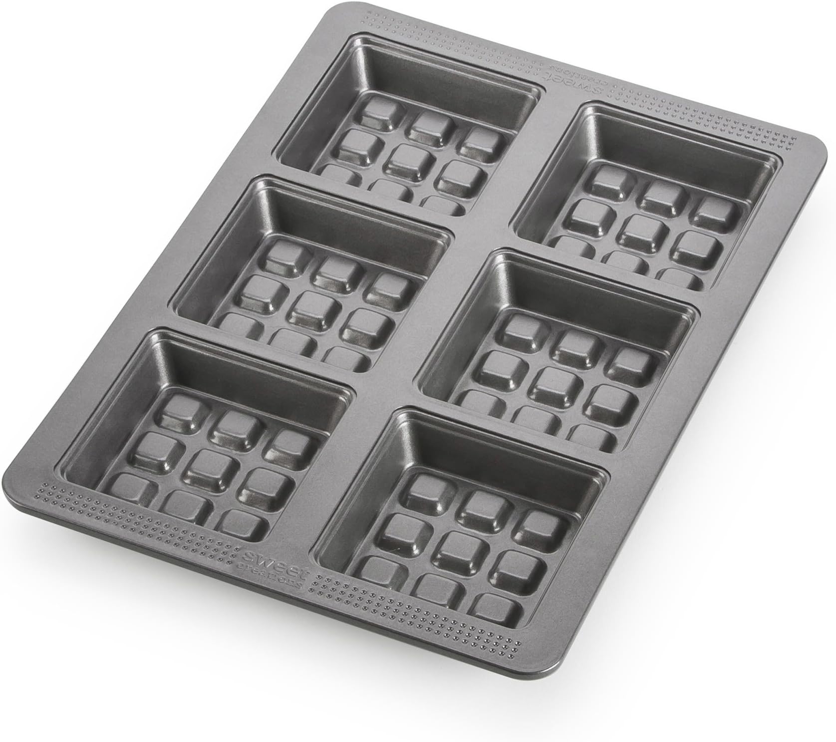 Sweet Creations Waffle Cake Pan, Silver