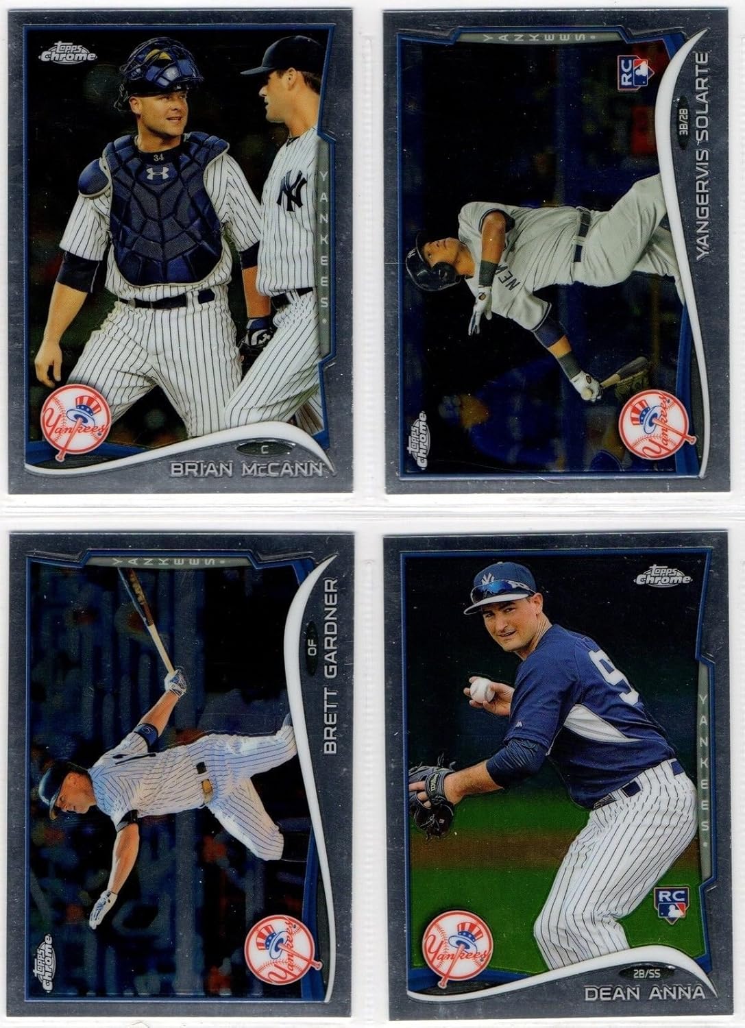 2014 Topps Chrome Baseball Card Set Complete M (Mint)