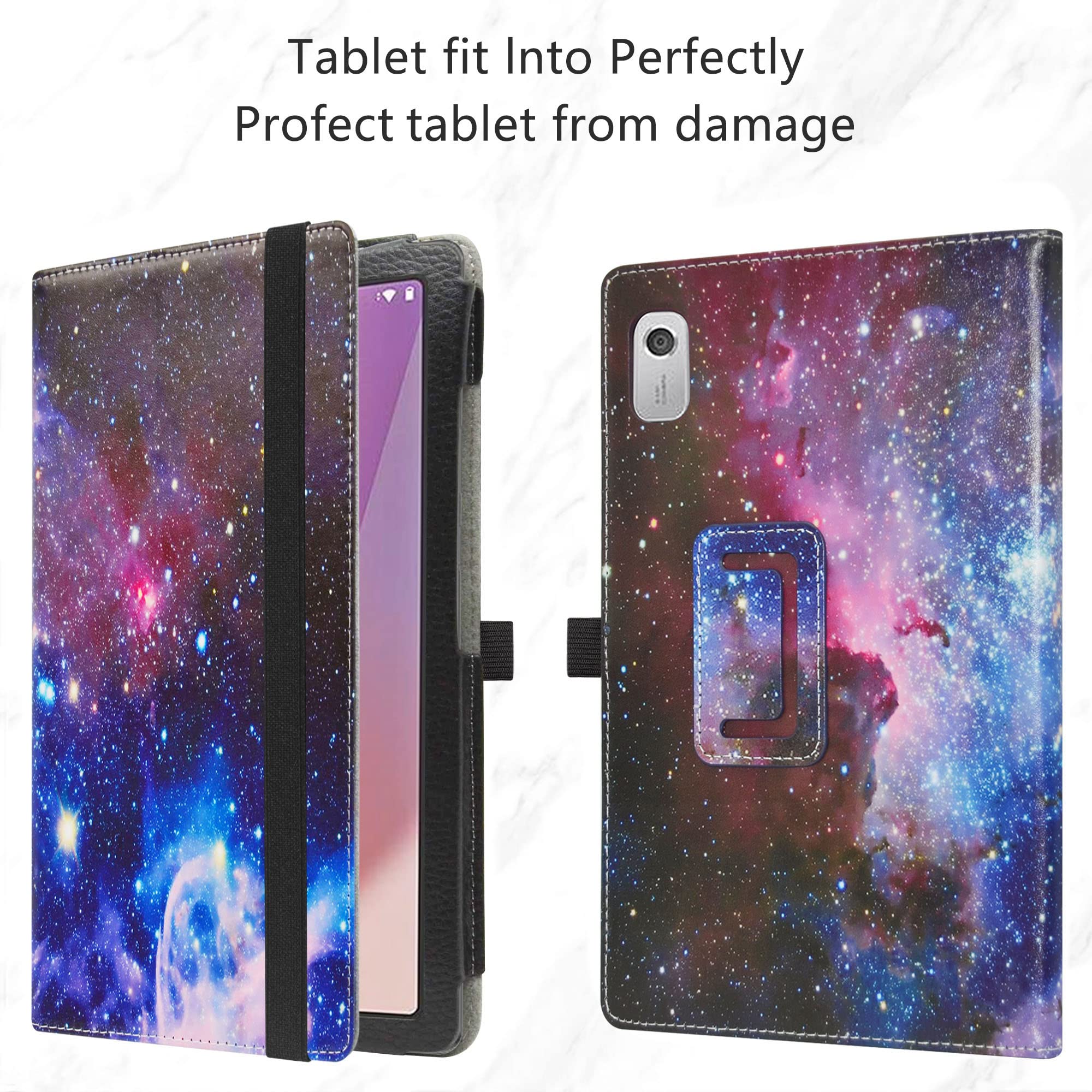 Schutzhülle Für Lenovo Tab M9 (TB310FU) – Slim Fit Aus PU-Leder | Mit Standfunktion & Stifthalter | Schwarz