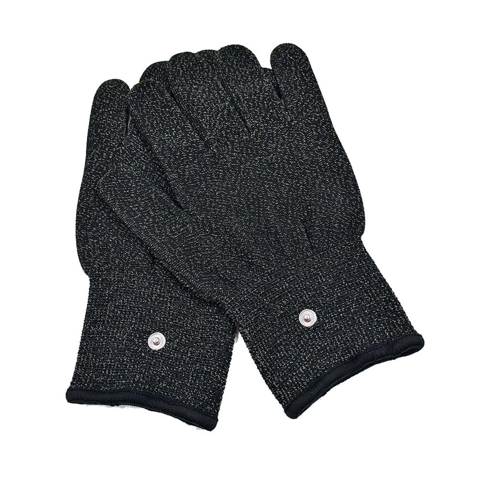 2 UNIDS Guantes de protección de radiación electromagnética de Fibra de Plata, guantes conductores Negros con Cordones, guantes conductores estériles, guantes conductores.