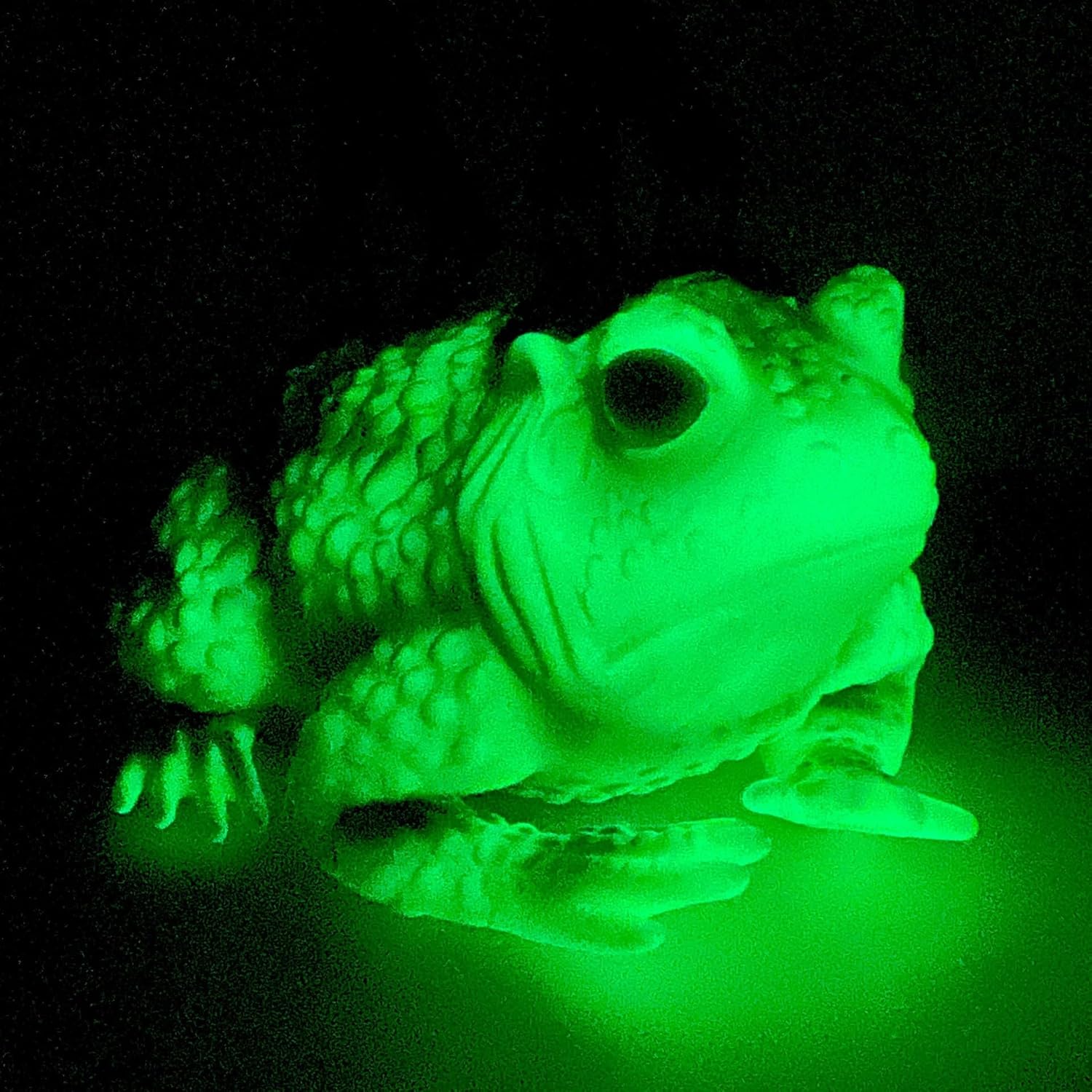 Green Glowing Glow in the Dark Toad Bag Purse Satchel Handbag Witch Frog Cottagecore Goblincore Dark Gothic Aesthetic