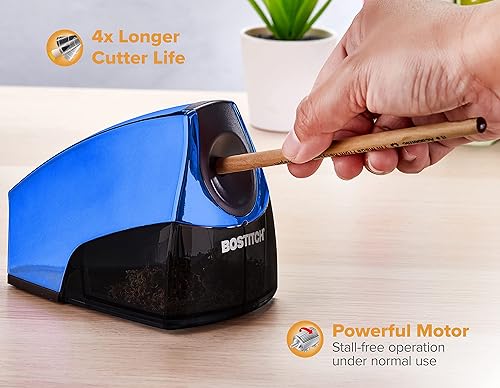 Miniatura 18 de Bostitch - Sacapuntas eléctrico personal, azul (EPS4-BLUE)
