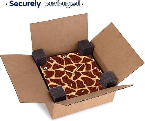 Miniatura 7 de Janna Salak diseños jirafa café reloj de pared, 10por 10-Inch