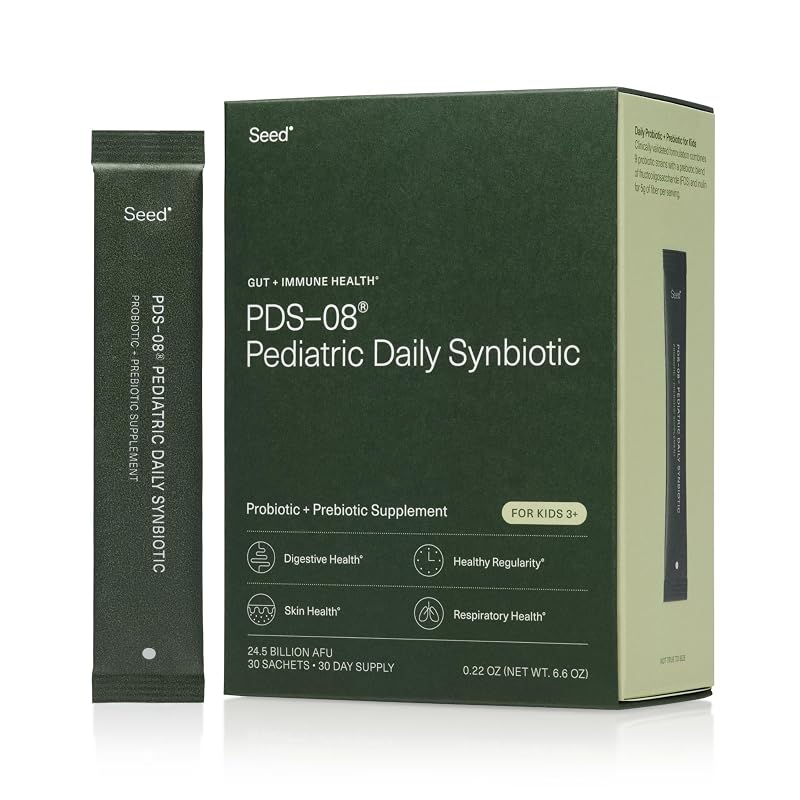 Seed Suplemento simbiótico pediátrico com probióticos e prebiótico, 30 dias