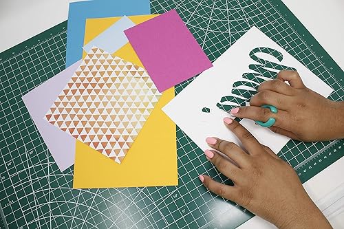 Miniatura 5 de Excel Blades K71 - Cuchillo ergonómico de 7 pulgadas con lazo para el dedo, suministros de manualidades, cuchillo para álbumes de recortes y