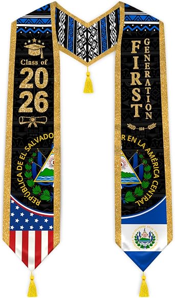 Graduation Sash Class of 2026, Graduation Stole with Gift Box for High School & University 72"