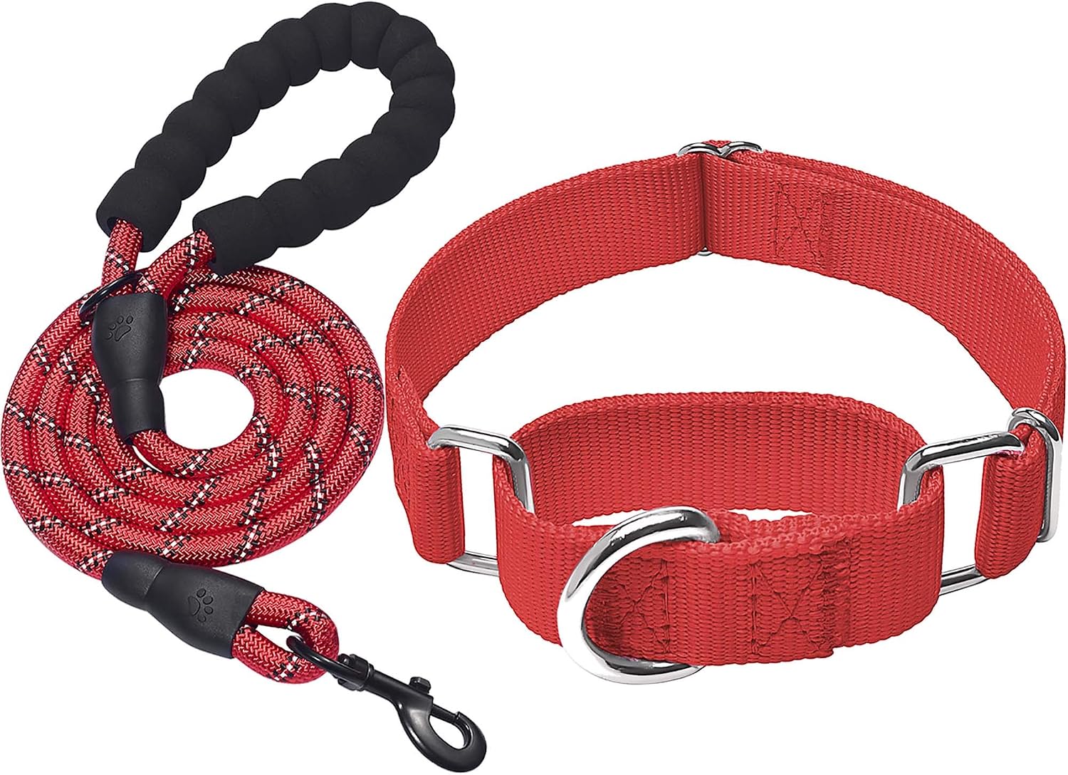 haapaw 2 Packs Martingale Dog Collar, Dog Collars for Small Medium Large Dogs