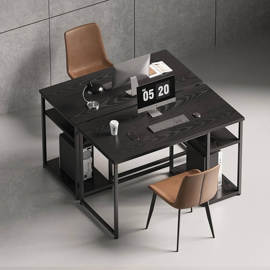 Amazonで購入のデスク（机） Amazon | ZXD pcデスク ラック付き 幅80cm×奥行50cm パソコン