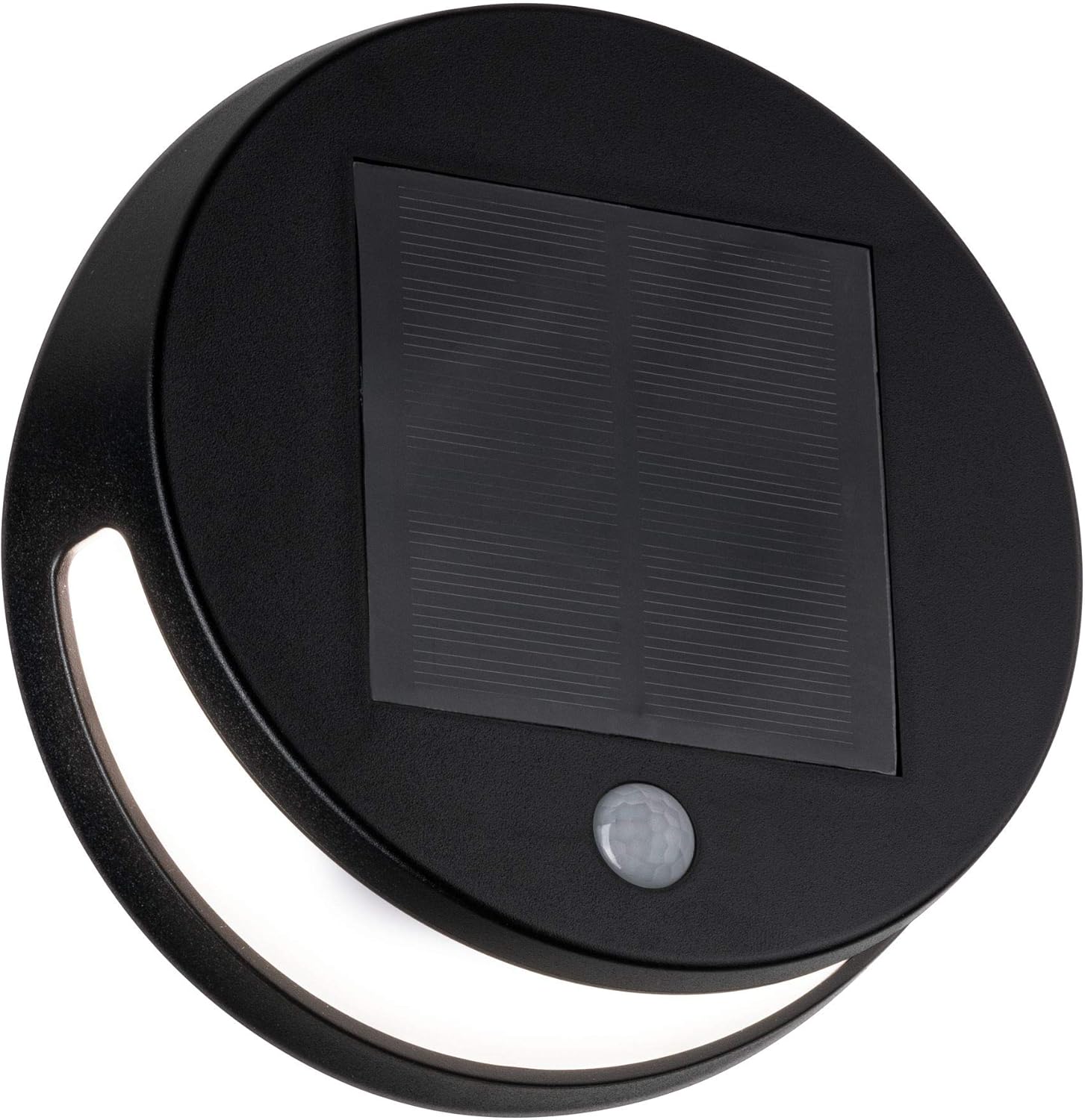 Paulmann 94265 Aplique Solar LED Helena, redondo, incl. 1x3 W, iluminación exterior, antracita, iluminación de jardín, plástico, pared exterior 3000 K
