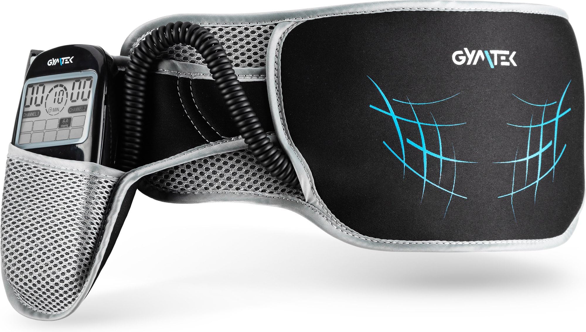 Gymtek® Bauchtrainer Muskelstimulator Bauchmuskeltrainer 10 Modi 99 Intensitäten