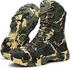 Botas de senderismo estilo militar, botas tácticas de combate con camuflaje digital, botas de trabajo con cordones altas para camping y senderismo 1
