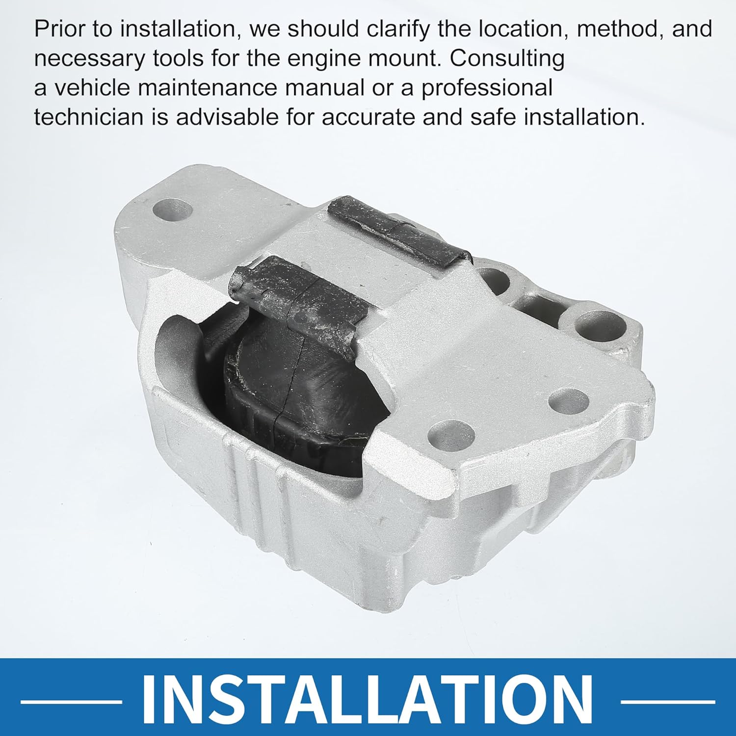 Engine Motor Mount No.68363755AA Engine Mounting for Jeep Renegade 2.4L 2015-2020 Metal