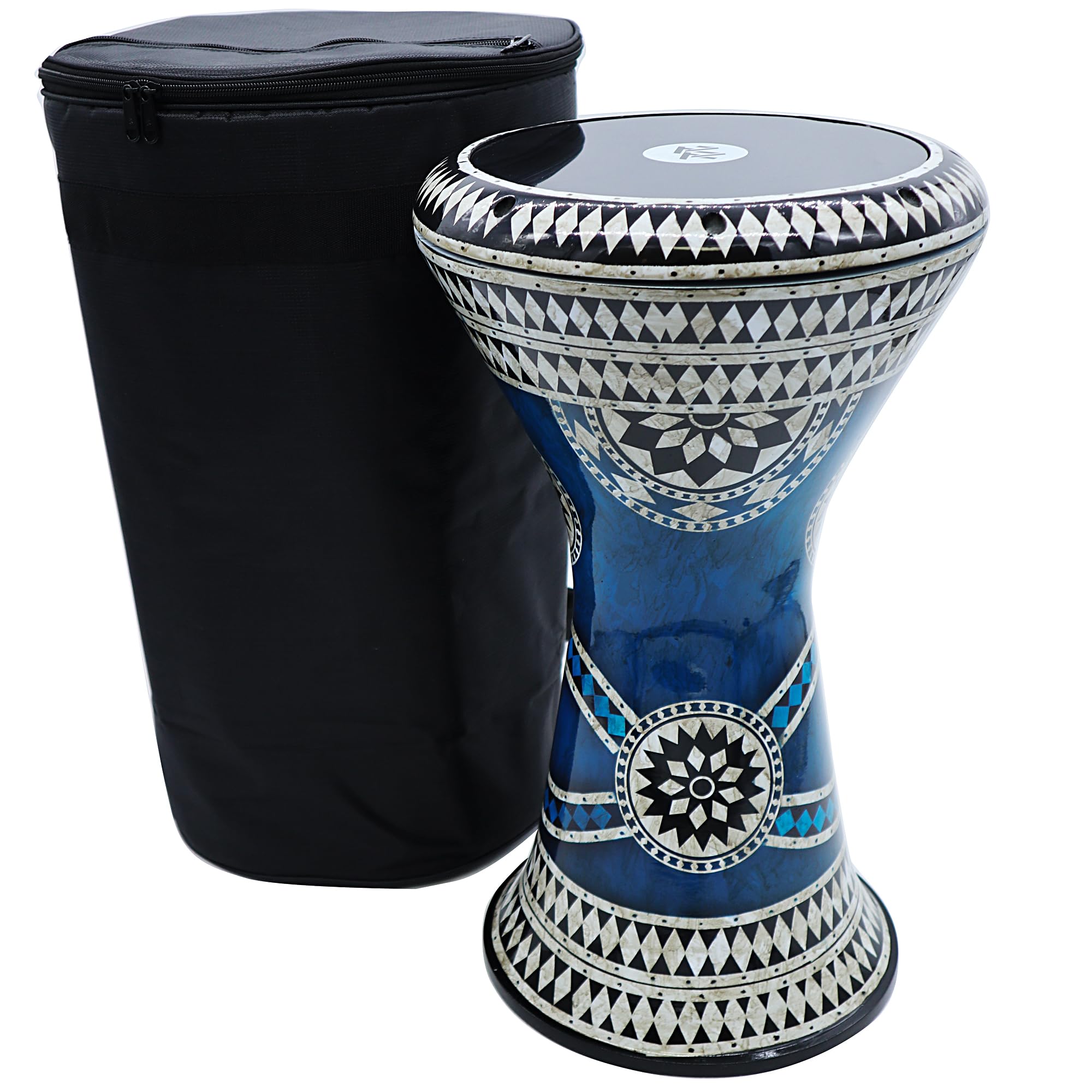 Darbuka Egípcia Zaza Percussion Sombaty Horizon 45 cm com Cabeça