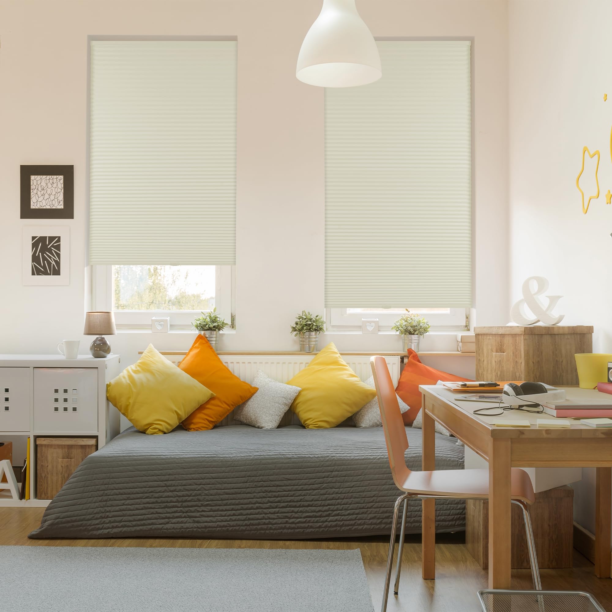 Amazon | Calyx Interiors コードレス ハニカム 9/16インチ セル