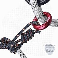 Vista 6 de GM CLIMBING Rappel Ring 25kN para escalada en roca Arborist Rescue Slackline Hammock