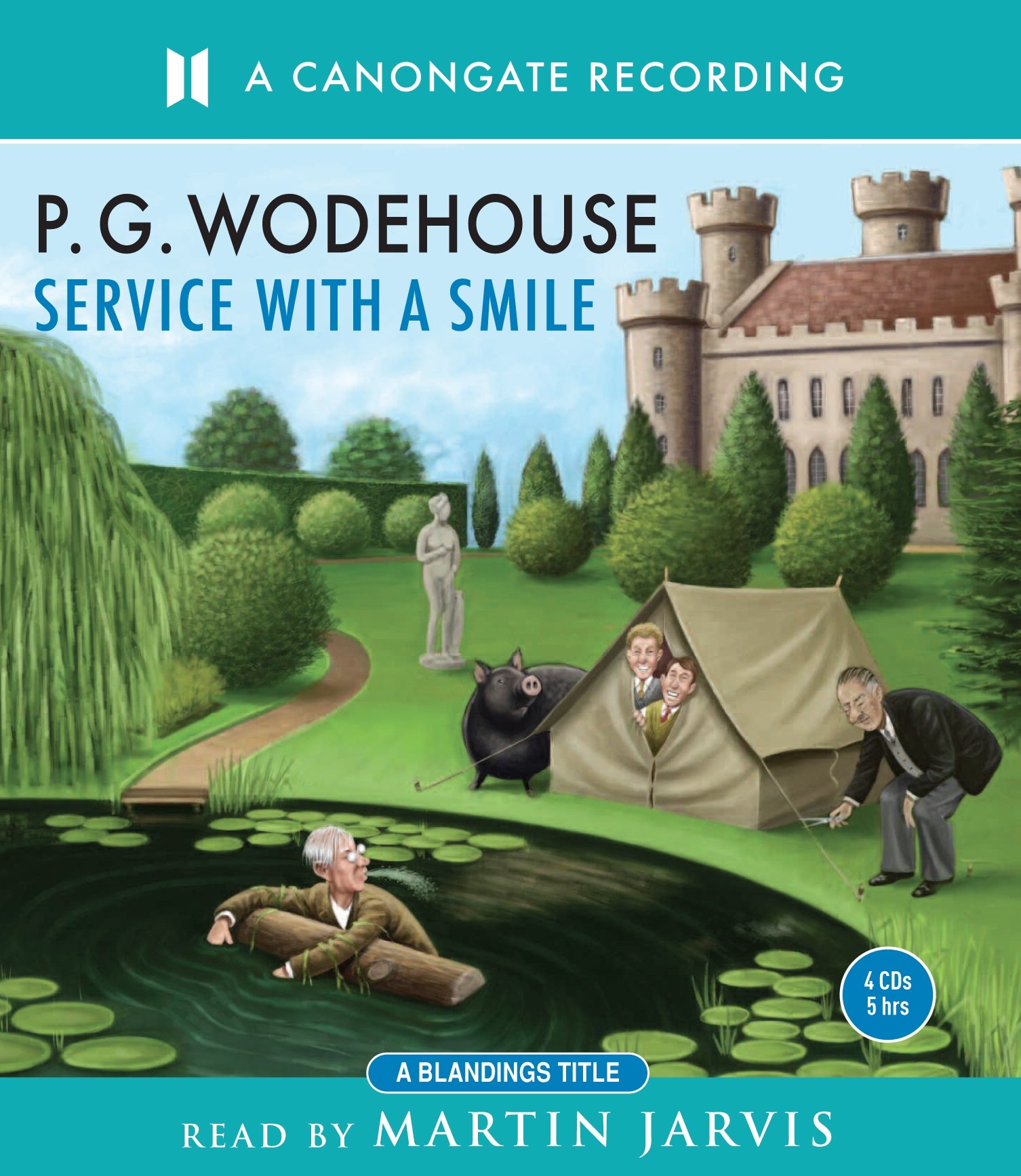 Service With A Smile by P.G. Wodehouse (CD-Audio)