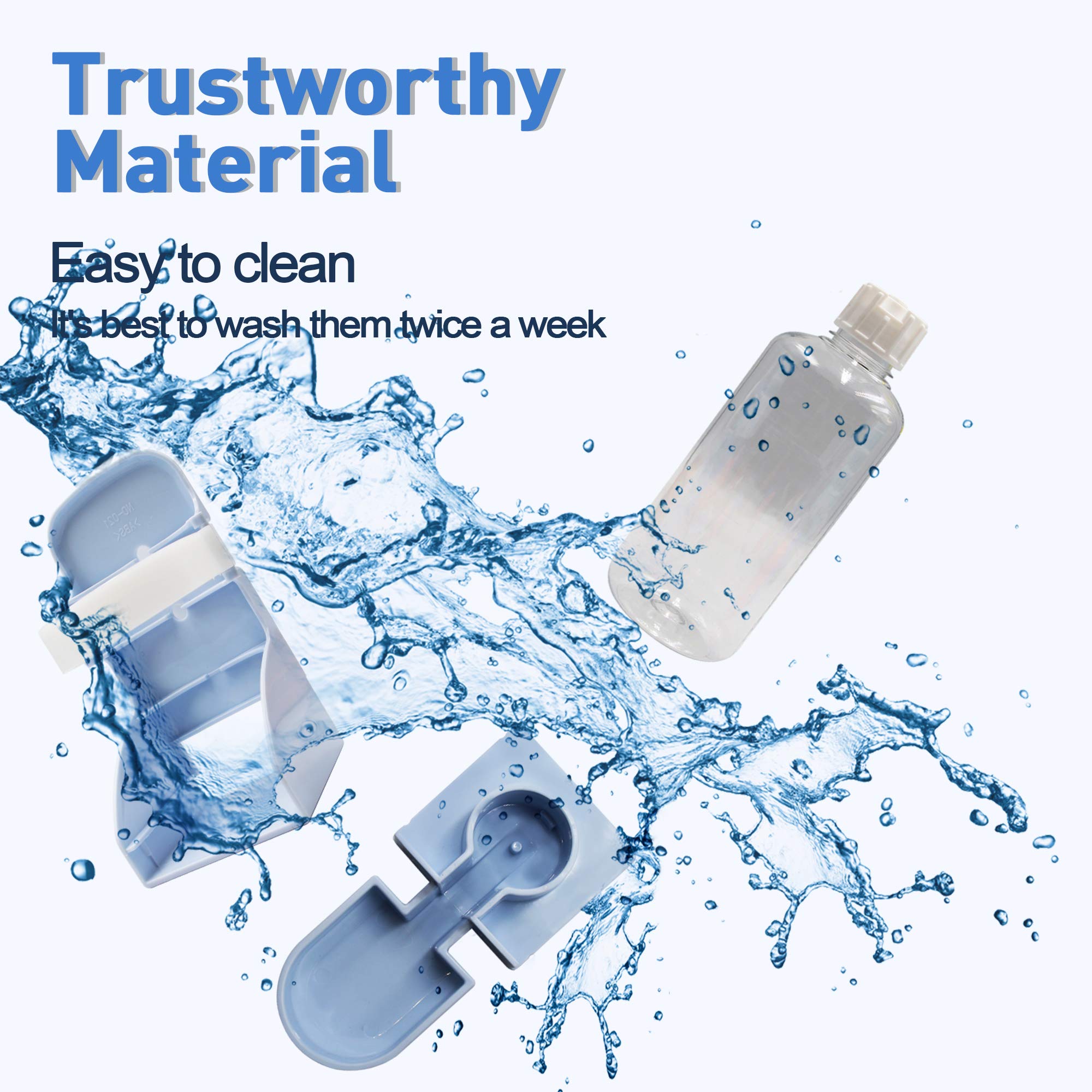 Tfwadmx Kaninchen-Wasserflasche, 500 Ml, Tropffrei, Mit Halterung Für Käfig