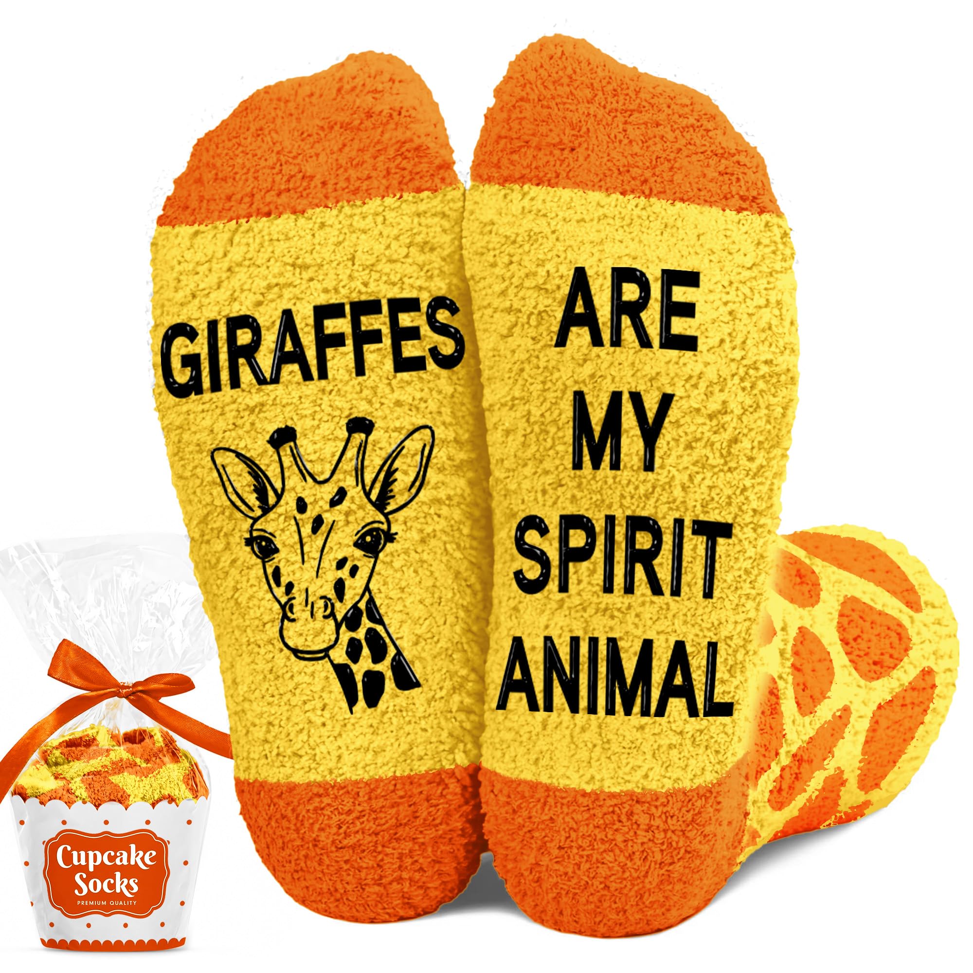 Animal Print Stuff Socks - Fuzzy Socks for Women with Funny Animal Print Stuff, Stocking Stuffers, Christmas Gifts