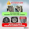 Sparco Palermo Wheel Trims 15 Inch Silver / Black Set of 4