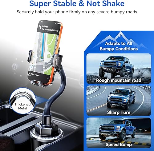 Miniatura 4 de Soporte para teléfono de 13 pulgadas Disfruta de la comodidad, flexibilidad y estabilidad Soporte de teléfono con cuello de cisne, apto para todos